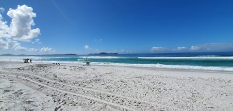 On the beach