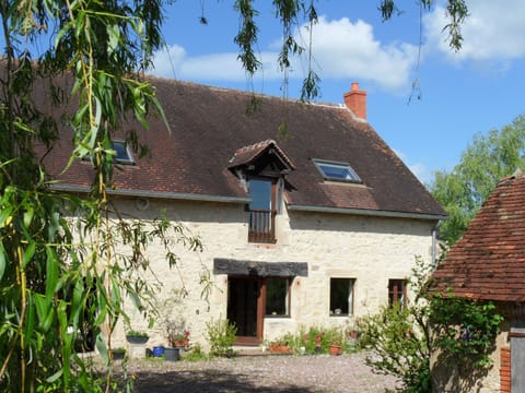 Front of the gite from the courtyard