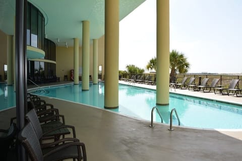 Indoor pool, outdoor pool