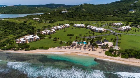 On the beach, sun loungers, beach towels