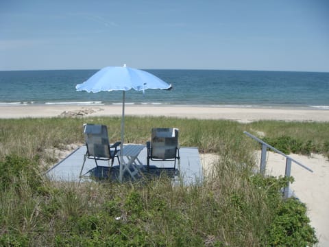 On the beach