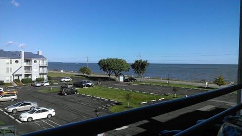 View north from living room balcony