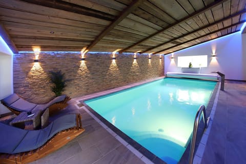 Indoor pool, a heated pool