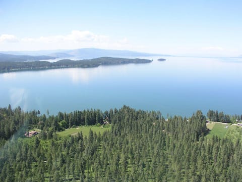 Finley point and skidoo bay aerial photo.
