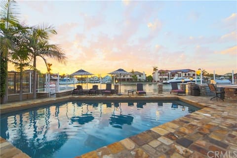 Sunset views from the pool