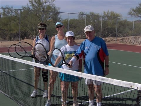 Welcome to Casita Del Sol, bring your racket, or borrow ours! Fun in the AZ sun!