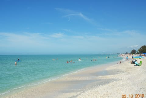 Sun loungers, beach towels