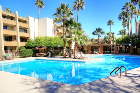Resort-style pool.