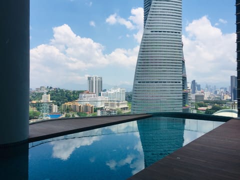 Indoor pool, outdoor pool