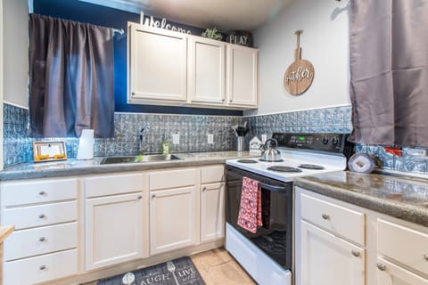 Spacious with a good amount of deep counter space