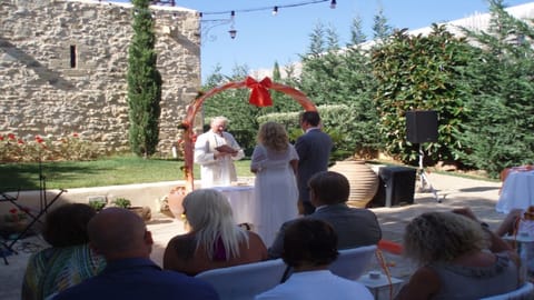 Wedding reception at our villas