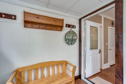 Mudroom is your main access!  