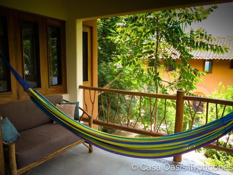 Casa Oasis — Your private garden view lounging balcony, complete with hammock!