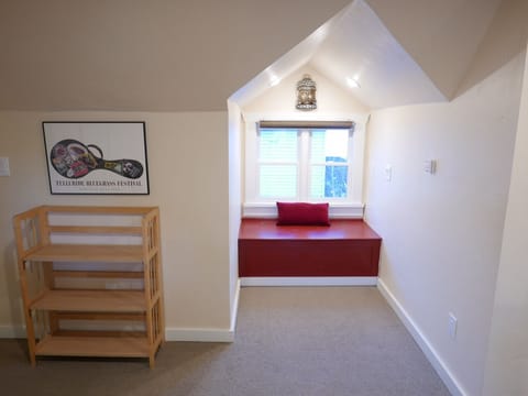 cozy window seat for reading or just hanging out