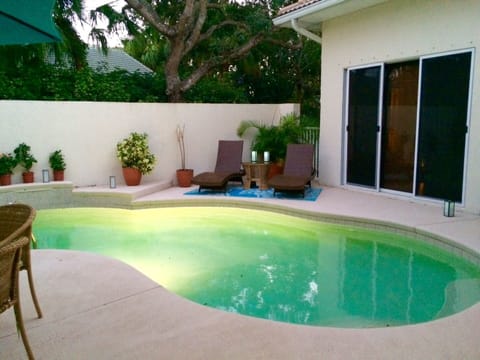 pool and patio seating