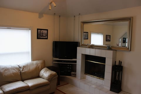 TV, fireplace, DVD player