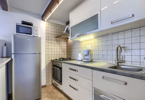 Countertop, Kitchen, Major Appliance, Kitchen Appliance, Flooring, Interior Design, Plumbing Fixture, Sink, Cabinetry, Floor