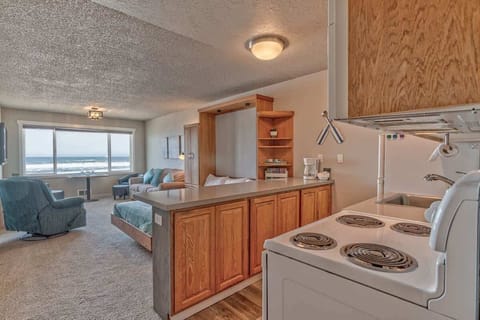 Enjoy an ocean view while cooking