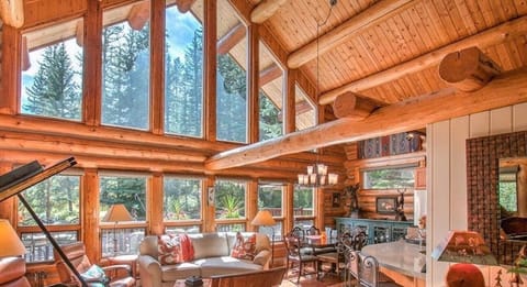 View of Living area, (some photos have been staged)