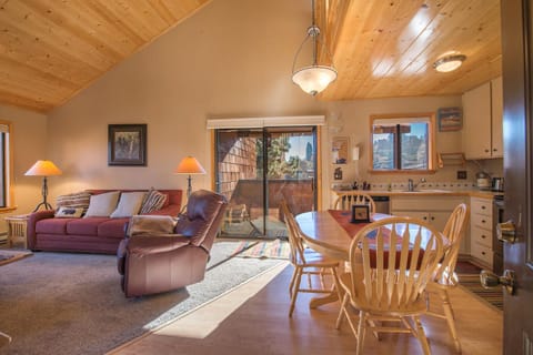 Open living/dining/kitchen area