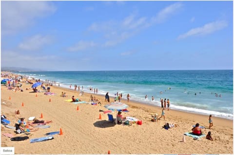 Beach nearby, sun loungers, beach towels