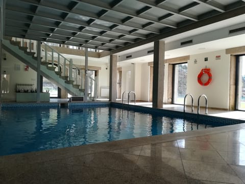 Indoor pool, a heated pool