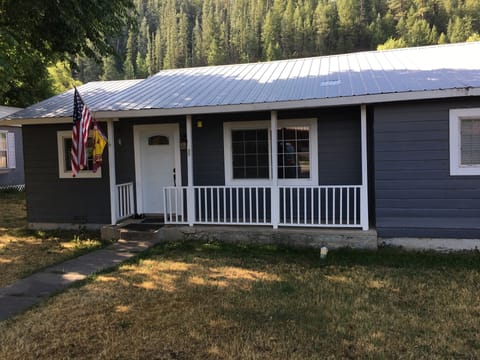 Front of house in fall