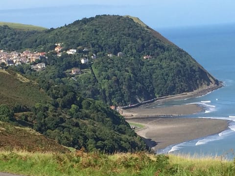Beautiful view of Lynton & Lynmouth Towns