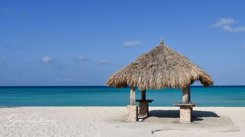 Beach nearby, sun loungers, beach towels