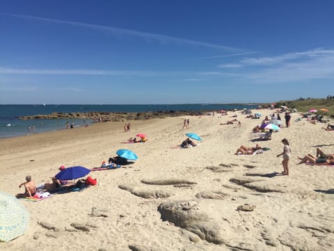 On the beach