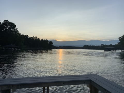 Sunset view from the dock