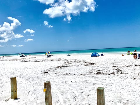 Sun loungers, beach towels