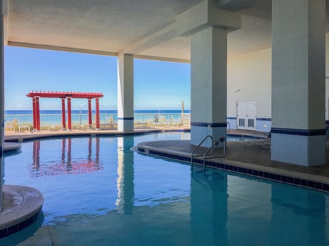 Indoor pool, outdoor pool