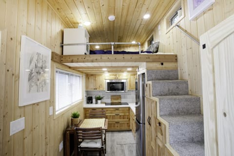Kitchen and main loft area