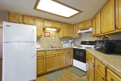 Our fully equipped kitchen is perfect for whipping up a homemade meal.