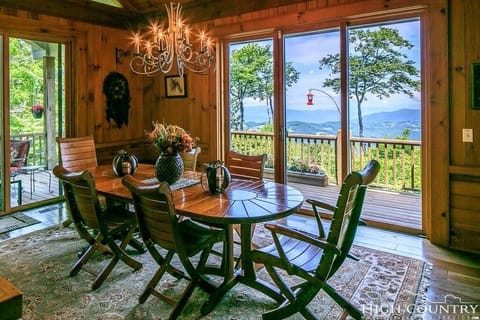 Stunning views from dining area