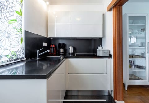 Fridge, oven, dishwasher, electric kettle