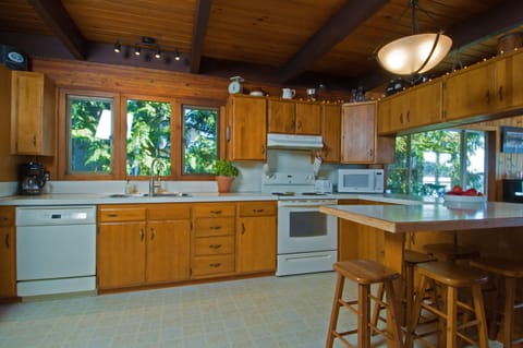 Kitchen with breakfast bar