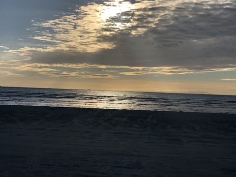 On the beach