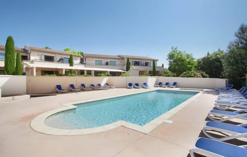 Take refreshing dip in the gorgeous outdoor pool.