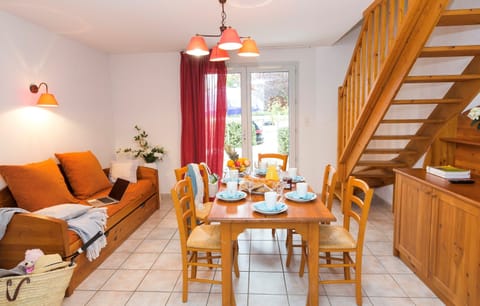 Enjoy homemade meals in the living area with seating for your group.