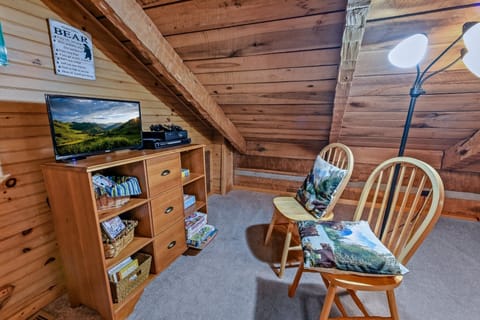 Indoors, Hardwood, Stained Wood, Screen, TV