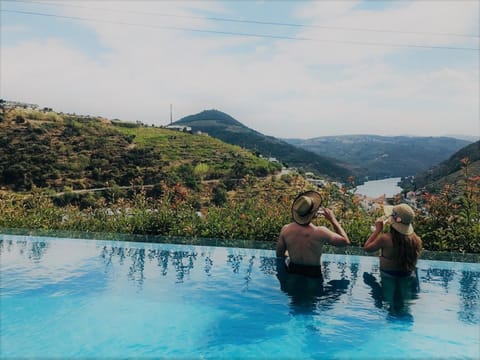 Outdoor pool, an infinity pool