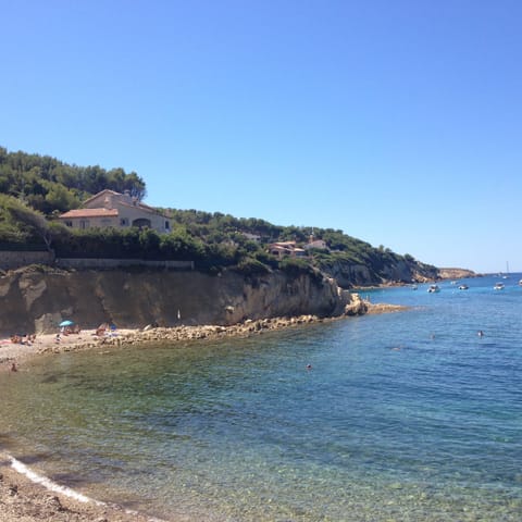 On the beach