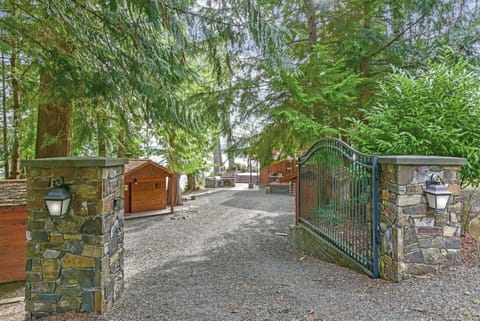 Gateway to your secluded, luxurious, waterfront accommodations.