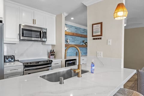 Fully equipped kitchen for your stay, comes with all the essentials. Perfect for everything from quick snacks to home cooked meals.