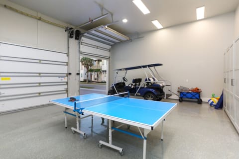 Ping Pong Table in Air-Conditioned Garage.  1st Floor.
