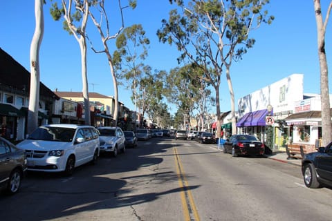 Marine Avenue's unique shops and great restaurants are a short walk from the house.