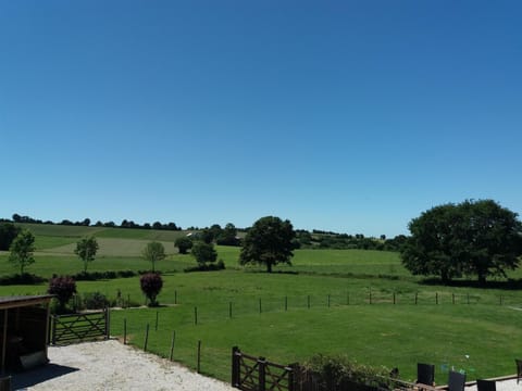 View from apartment 1st floor onto front field