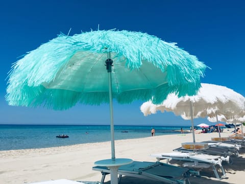 Beach nearby, beach towels